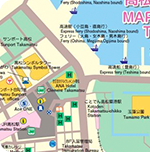 Mapa ng Sentro ng Takamatsu